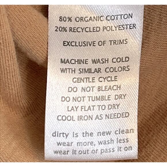 TOAD & Co Ladies Boogaloo Sustainable Tan Pullover Organic Cotton Blend Sweater - Picture 4 of 7